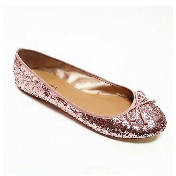 Talbots Shoes - Talbots Pink Glitter Flats.